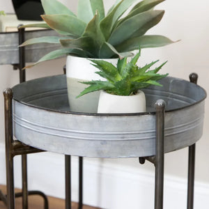 New Metal Planter Tables (Set of 2) Plant Stands Plant Shelves