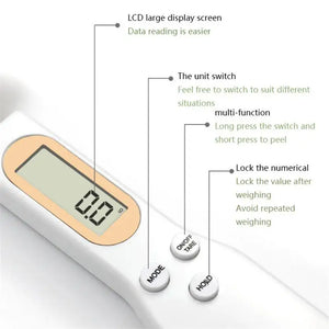 Scale Weighing Spoon Kitchen Scale Electronic Measuring Spoon G Coffee Powder Scale Baking Scale Electronic kichen acceesories