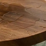 Mid Century Modern Coffee Table, Oval+ Round Side Table Set for Living Room, Bedroom,Small Space