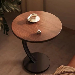 tea table Small Sofa side cabinet Mini Small Round Table Living room bedroom corner Bedside Table Reinforce thicken furniture