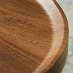 Mid Century Modern Coffee Table, Oval+ Round Side Table Set for Living Room, Bedroom,Small Space
