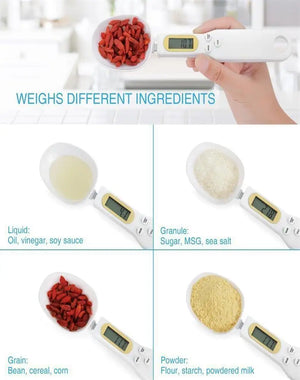 Scale Weighing Spoon Kitchen Scale Electronic Measuring Spoon G Coffee Powder Scale Baking Scale Electronic kichen acceesories