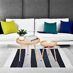 Round Coffee Table Set of 2, Natural Boho Coffee Table, Small Mid Century Modern Rattan Coffee Table, Boho Side Table End Tables